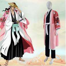 Halloween Death God Eighth Division Captain Kyouraku Shunsui Cosplay Costume Men's Cape Anime Clothing