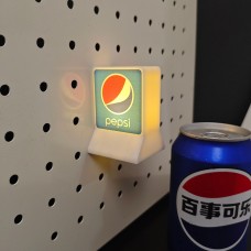 Creative Beverage Magnetic Fridge Sticker Mini  Decor 3D Stereo Light-up Sign Ornament