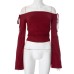One shoulder long sleeved design with bow tie tie top