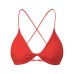 Cross twisted solid color dopamine belt chest pad hanging neck suspender vest
