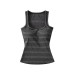 Square collar contrasting striped tank top
