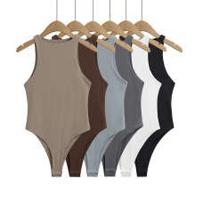 Tight fitting sleeveless