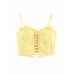 Strapless collar sleeveless strap camisole for women
