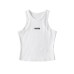 Solid color top with round neck