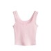 Lace edge splicing base camisole vest for women