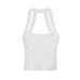 Lace neck vest