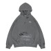 Men's Clothing Autumn Winter  Washed Vintage Distressed Hoodie Loose Fit