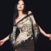 Lace lace design with one shoulder and buckle top for women's clothing
