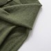 Stand up round neck solid color loose fitting head with versatile design sense