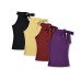 Off shoulder strap sleeveless top for women