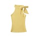 Off shoulder strap sleeveless top for women