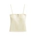 Short tank top with chest cushion button Short tank top with chest cushion button
