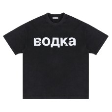 Men's Clothing Text Printing Kanye Heavyweight T-Shirt Short Sleeve