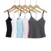 Chest cushion camisole vest
