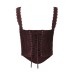 Lace edged small camisole vest