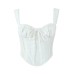 Lace edged small camisole vest