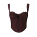 Lace edged small camisole vest
