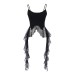 Lace patchwork camisole vest for women