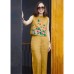 Comfortable Casual Summer Sleeveless Printed Round Neck Top Set for Women