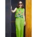 Comfortable Casual Summer Sleeveless Printed Round Neck Top Set for Women