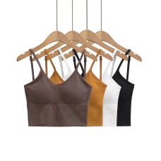 Equipped with chest cushion U-neck ultra short small sling Equipped with chest cushion U-neck ultra short small sling