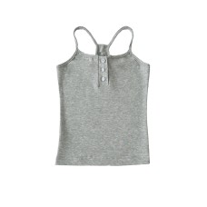 Hanging neck U-neck tank top