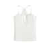 Hanging neck U-neck tank top