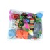Pet Cat Toy Set Catnip Bag Rainbow Ball Colorful Mouse 24-Piece Toy Set