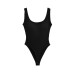 U-neck backless sleeveless jumpsuit