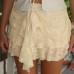 French Pure Desire Style Strap Lace Multi Layer Cake Skirt