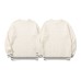 Style Solid Color Round Neck Hollow Knit Sweater Unisex Long Sleeve Loose Fit Casual Pullover