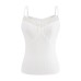 Fake two bow lace camisoles