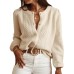 Elegant Solid Color Knitted Cardigan with Crochet Lace Long Sleeve Single Breasted Sweater Jacket for Women