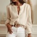 Elegant Solid Color Knitted Cardigan with Crochet Lace Long Sleeve Single Breasted Sweater Jacket for Women