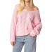 Pure Color Loose Lazy Style V-Neck Cable Knit Sweater Women's Top