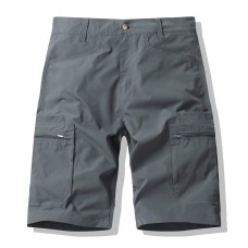 Men's Work Shorts with Multiple Pockets, Casual 5-Inch Mid-Length Pants, Military Green, Thin and Fashionable, Style