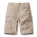 Men's Work Shorts with Multiple Pockets, Casual 5-Inch Mid-Length Pants, Military Green, Thin and Fashionable, Style