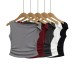 Slanted collar off shoulder camisole vest for women