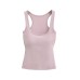 U-neck sleeveless chest cushion vest