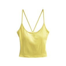 Sweetheart Neckline Butterfly Knot Backless Camisole Top