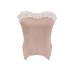 Heavy industry with breast pads suspender straps strapless women