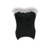 Heavy industry with breast pads suspender straps strapless women