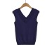 V-neck elastic slim fit tank top