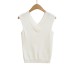 V-neck elastic slim fit tank top