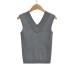 V-neck elastic slim fit tank top