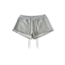 Sexy Low-Waist Drawstring Cuffed Hem Casual Sports Shorts