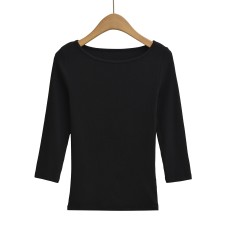 Slim fit long sleeved T-shirt