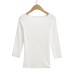 Slim fit long sleeved T-shirt