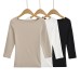 Slim fit long sleeved T-shirt