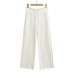 Drawstring hanging wide leg pants for women